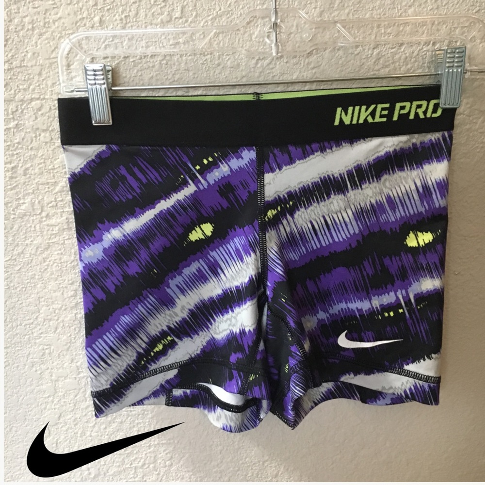Nike PRO DRI-FIT Patterned Training Shorts Size XS